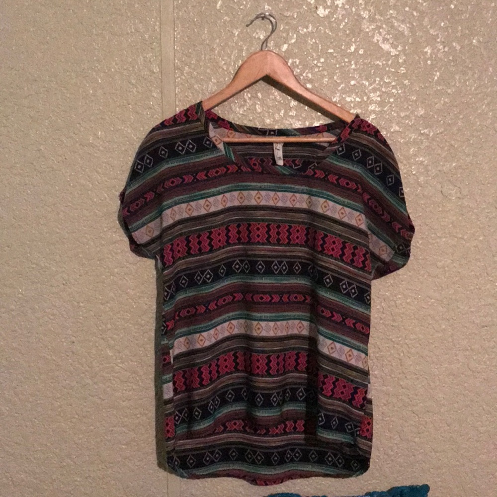 Pink Owl | Striped | Tunic Shirt